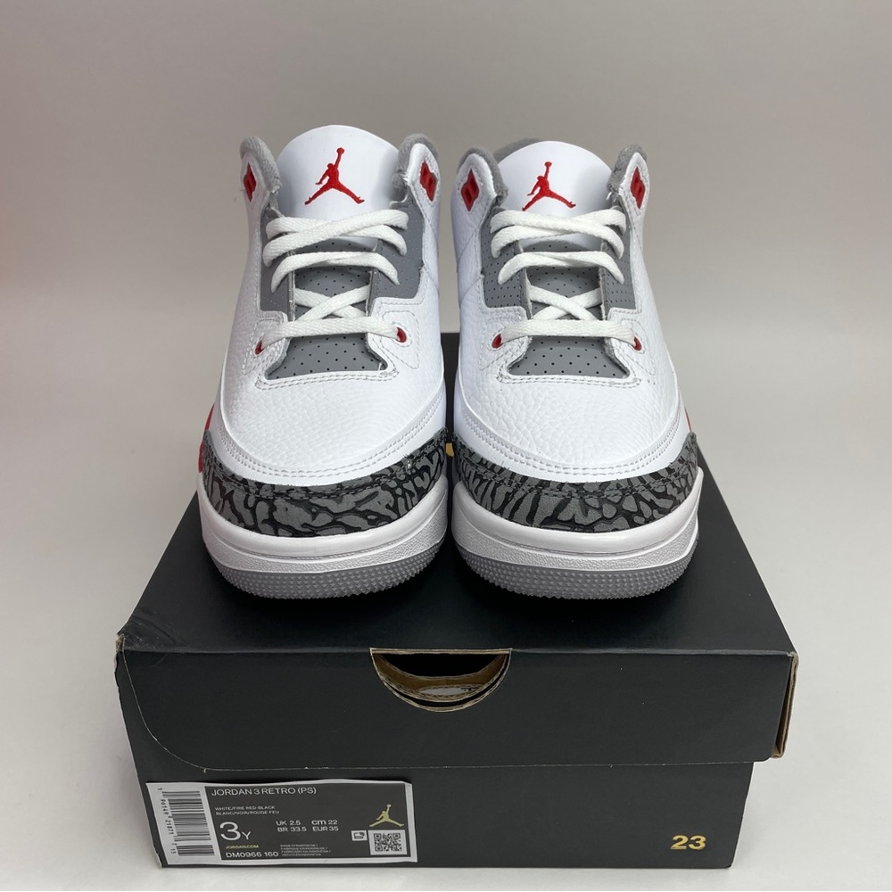 Nike Air Jordan 3 Retro PS “Fire Red” 2023 - Picture 2 of 4